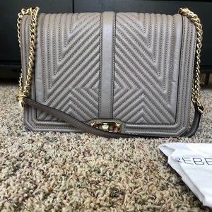 Rebecca Minkoff Chevron jumbo Love